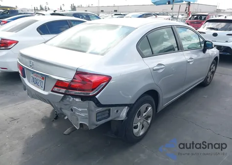 2013 Honda Civic Lx z USA, uszkodzony, nr VIN 19XFB2F5XDE218074